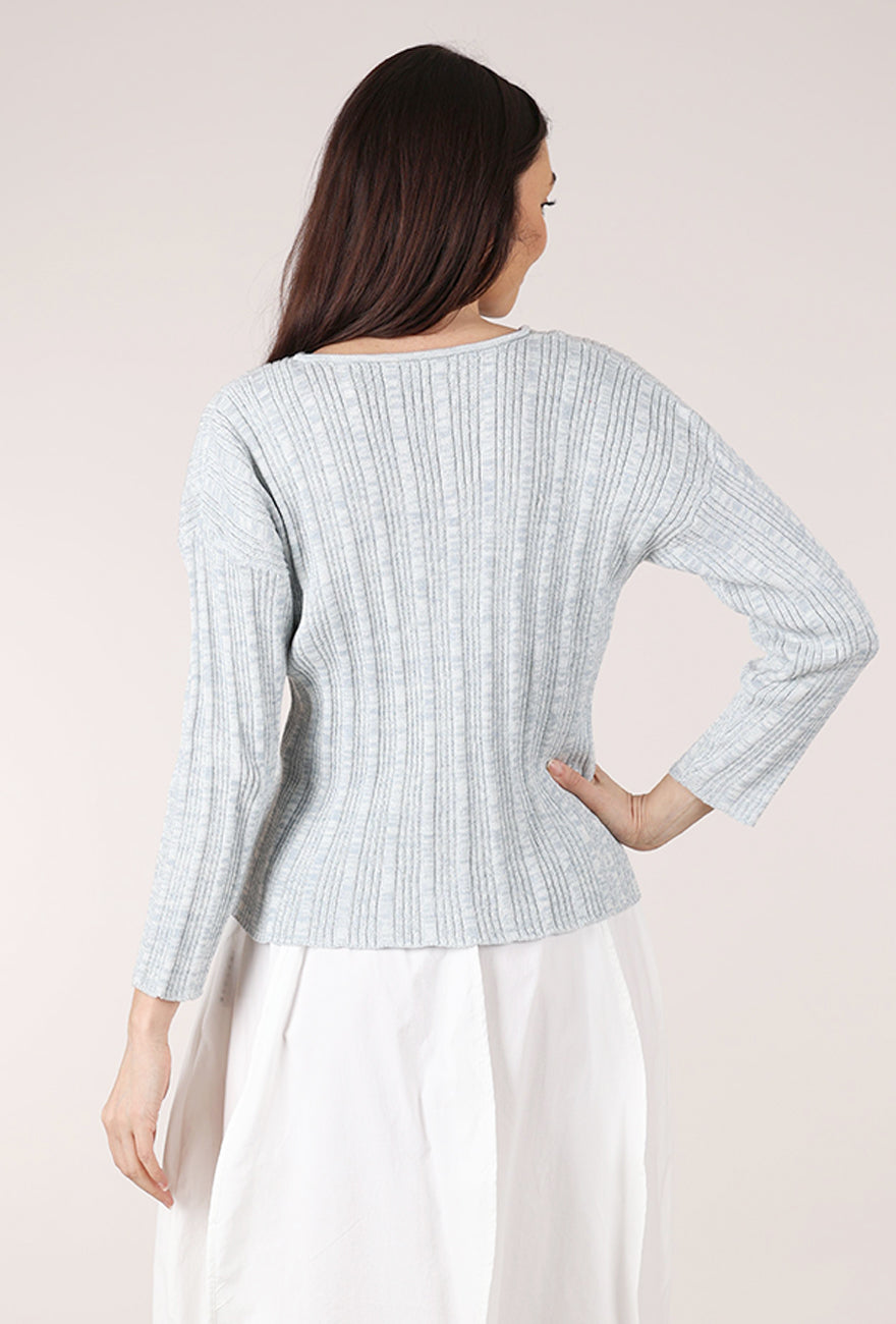 Red Thread Liza Slim Sweater, Chambray 