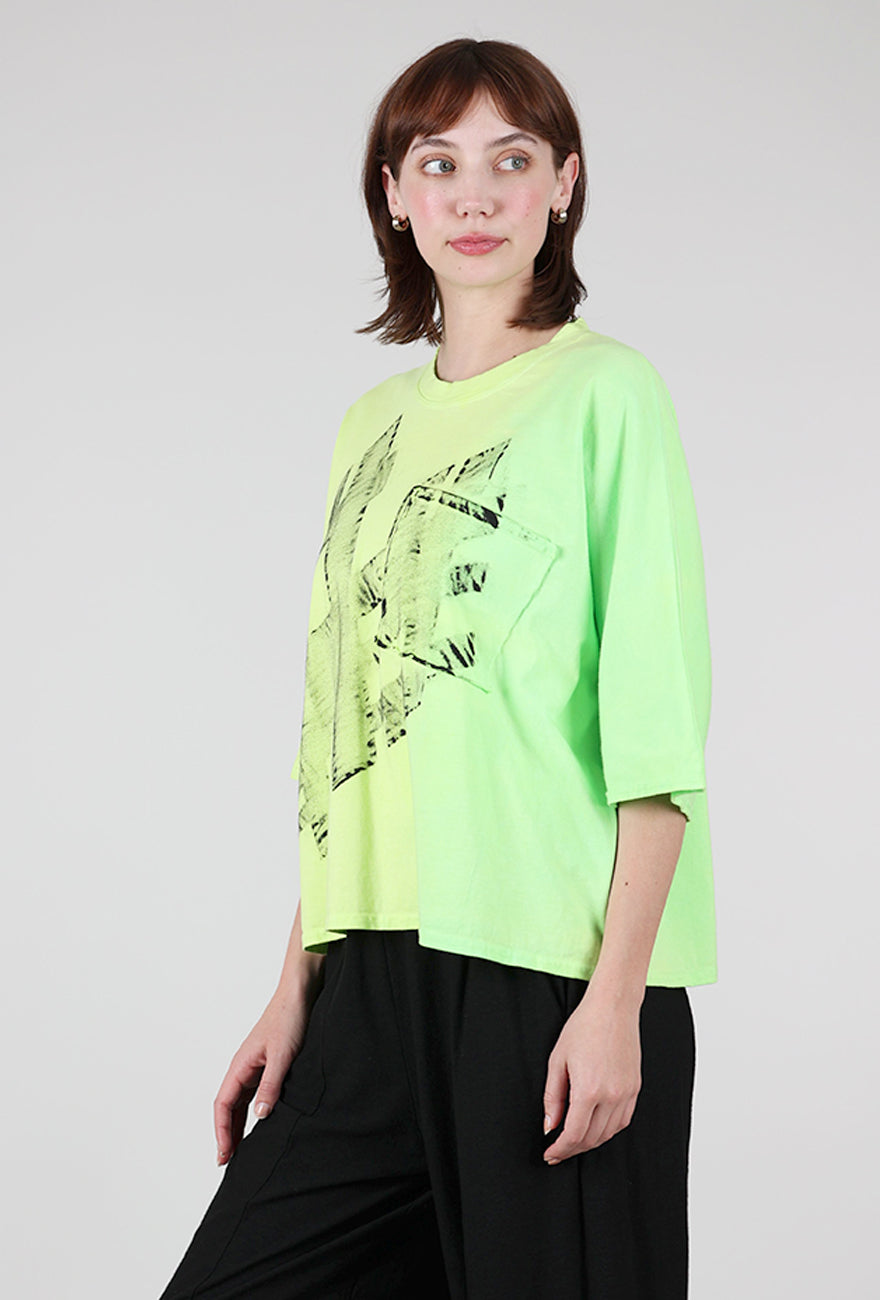 Cynthia Ashby Rex Graphic Tee, Neon 