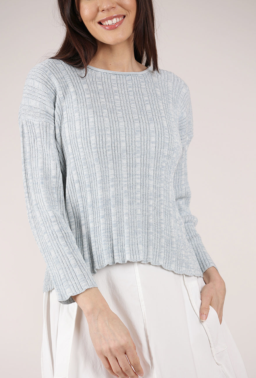 Red Thread Liza Slim Sweater, Chambray 