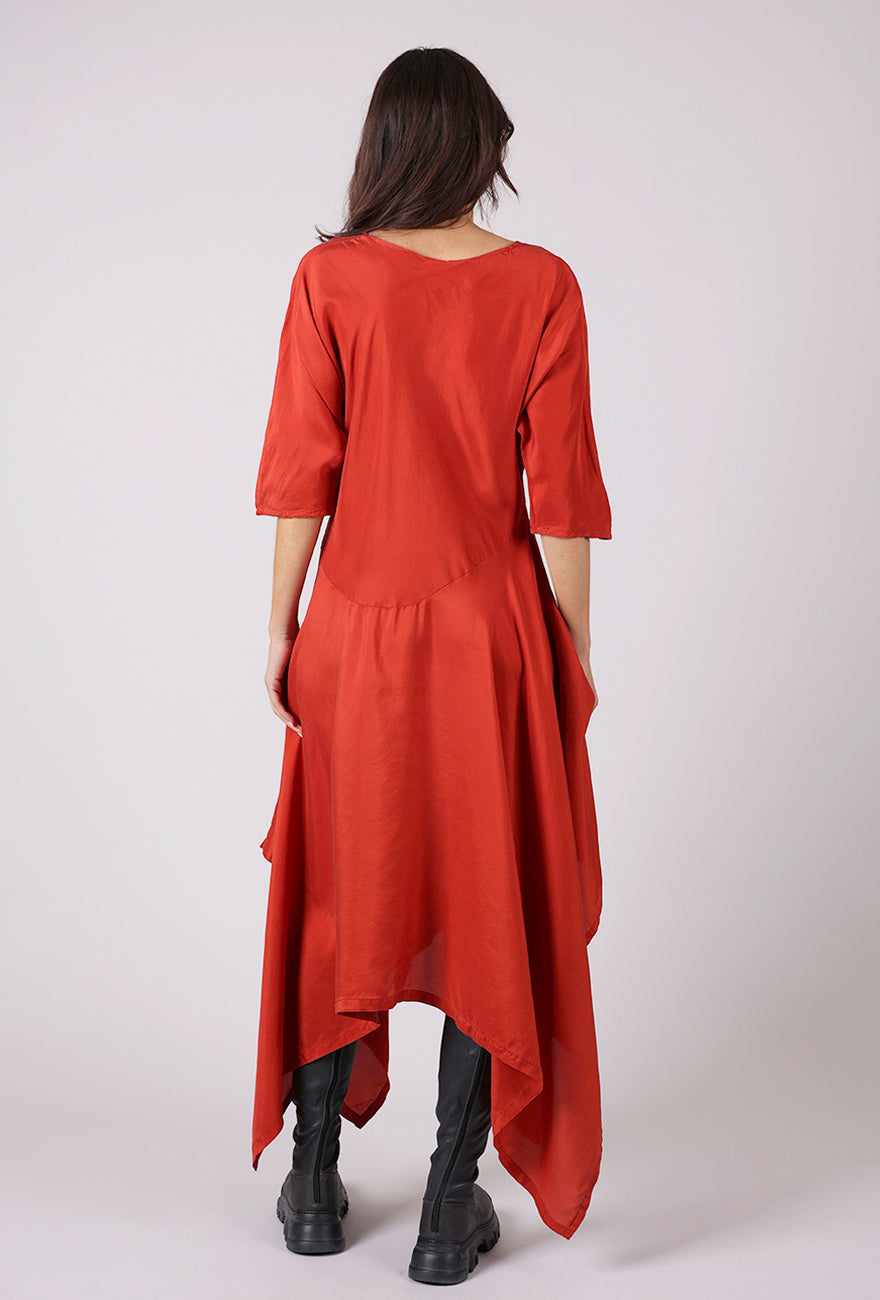 Artists & Revolutionaries Hand-Dyed Sharon Dress, Bittersweet 