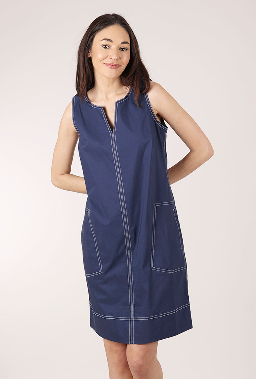 Habitat Cool Tech Beachcomber Dress, Navy 