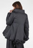 Rundholz Rosette-Trim Puffer Coat, Black 