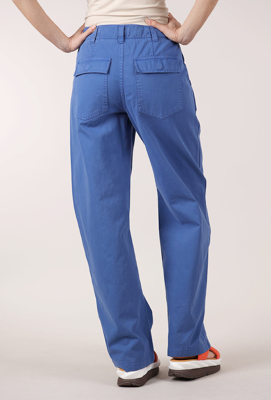 Pistola Wren Relaxed Straight Utility Pant, Cielo 
