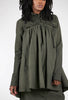 Rundholz Garment-Dye Shirred Seam Jacket, Olive Cloud 