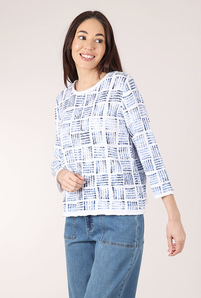 Habitat Softly Stamped Pullover, White 