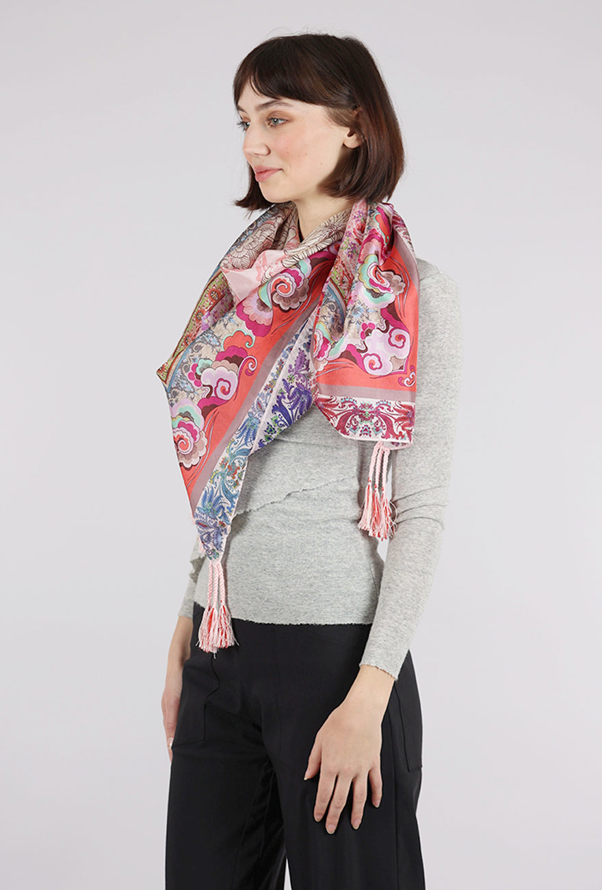 Johnny Was Modey Scarf, Pink Multi 