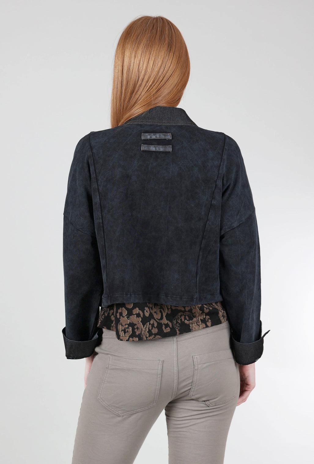 Luukaa Cropped Field Jacket, Black 