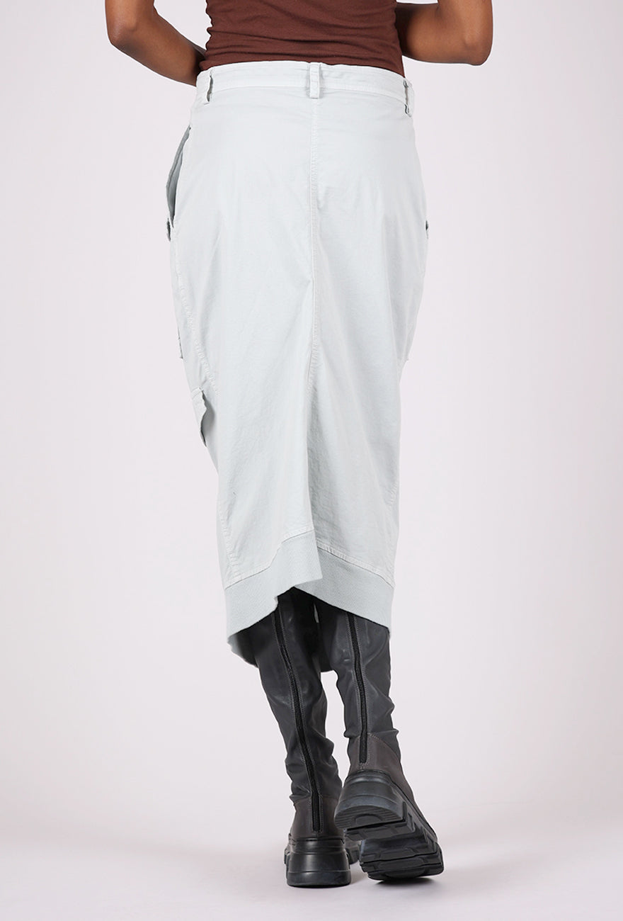 Rundholz Trim Cargo Skirt, Light Gray 