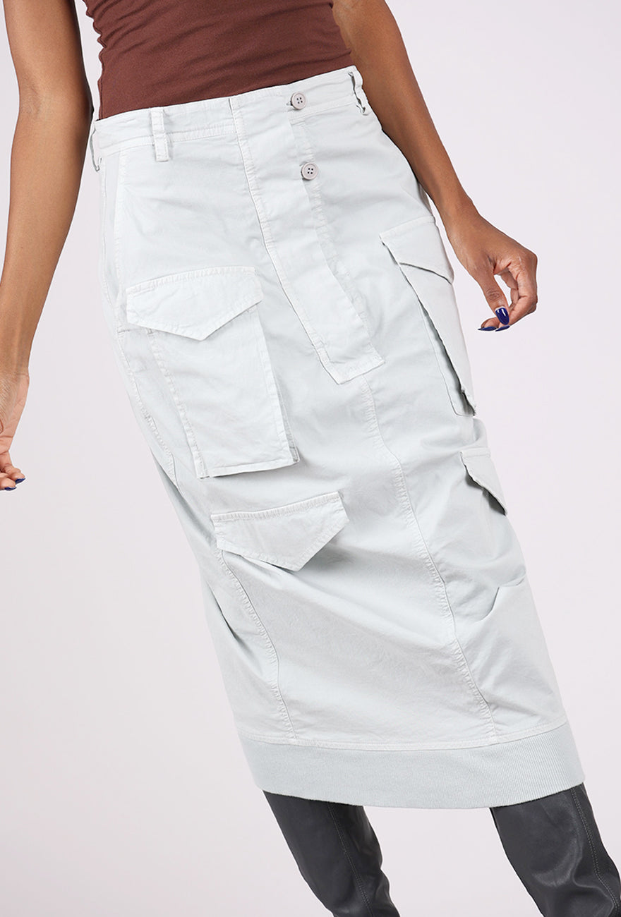 Rundholz Trim Cargo Skirt, Light Gray 