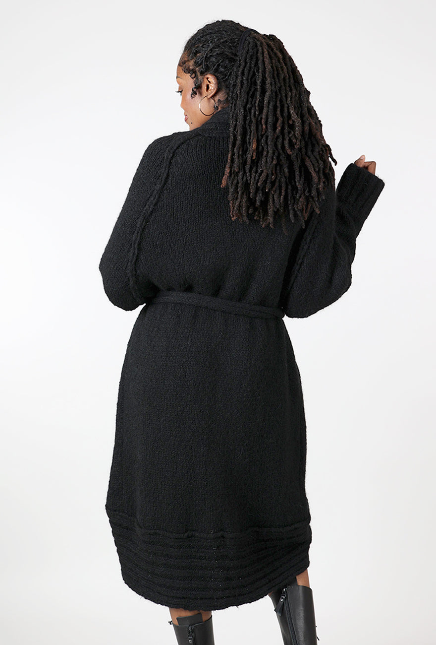 Studio B3 Serpent Cardigan, Black 
