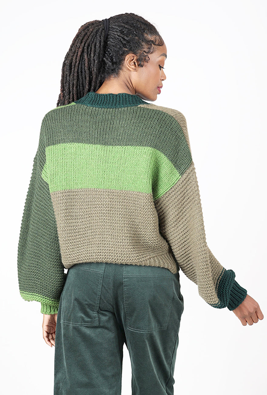 Sasha Sweater, Pine Angle 3
