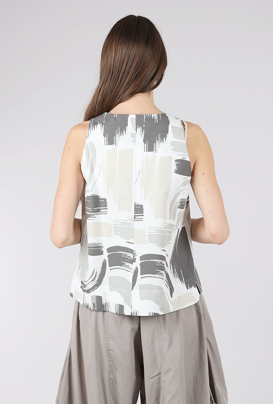 Luukaa Touch Print Tank, Beige 