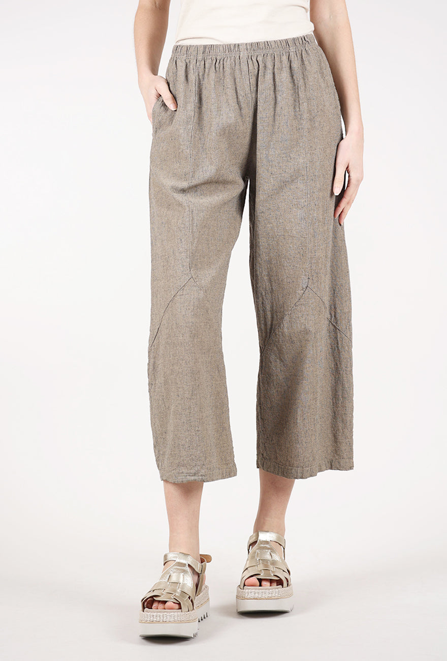 Cut Loose Crosshatch Barrel Pant, Bark 