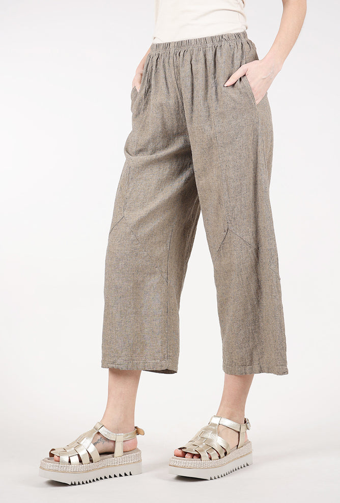 Cut Loose Crosshatch Barrel Pant, Bark 