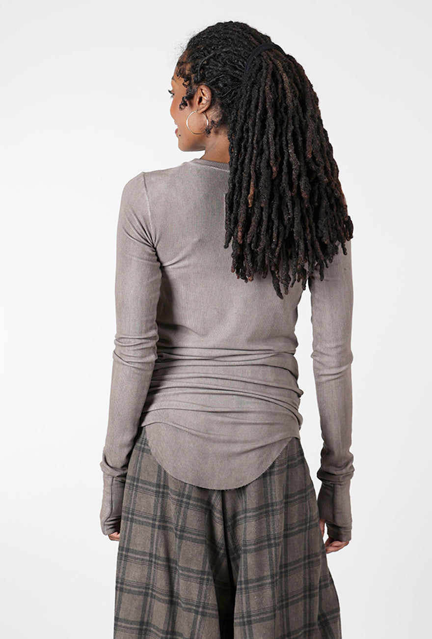 Studio B3 Cannalle L/S Tee, Truffle Old Dye 