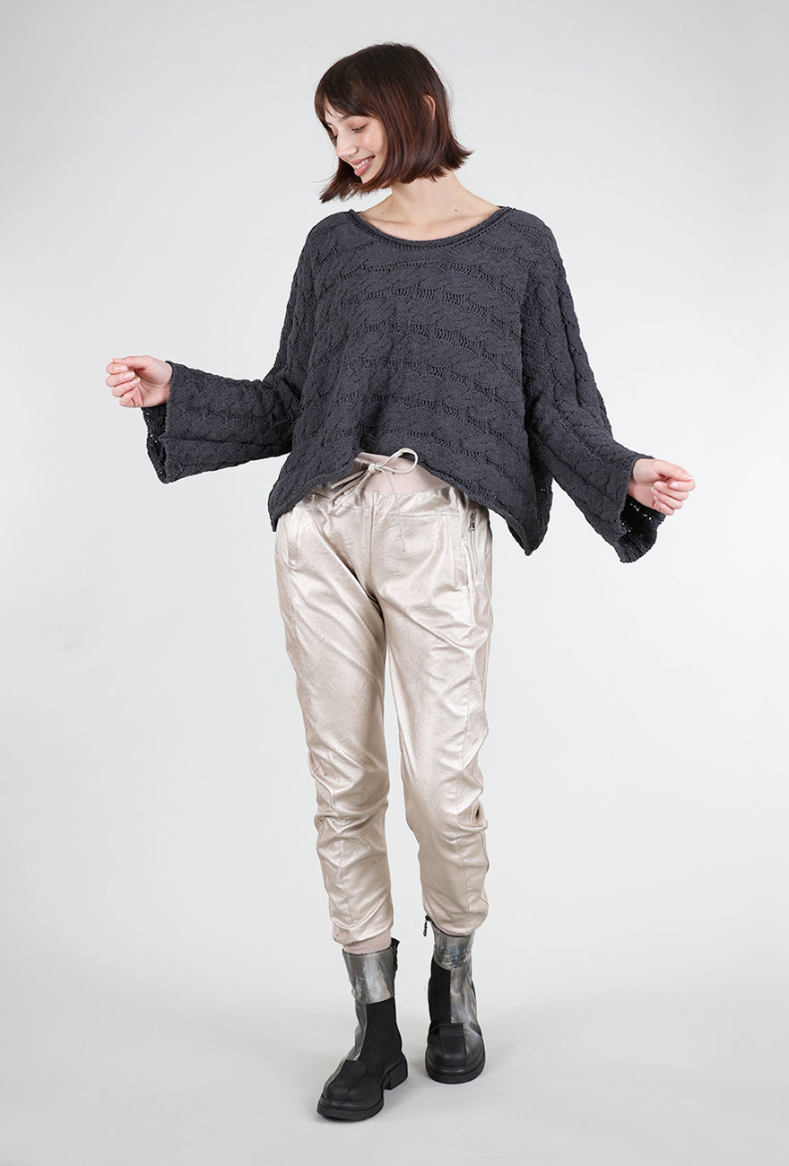 POL Oversized Ophelia Sweater, Charcoal 