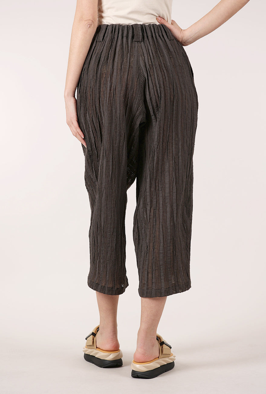 Moyuru Rivulet Texture Trouser, Olive 