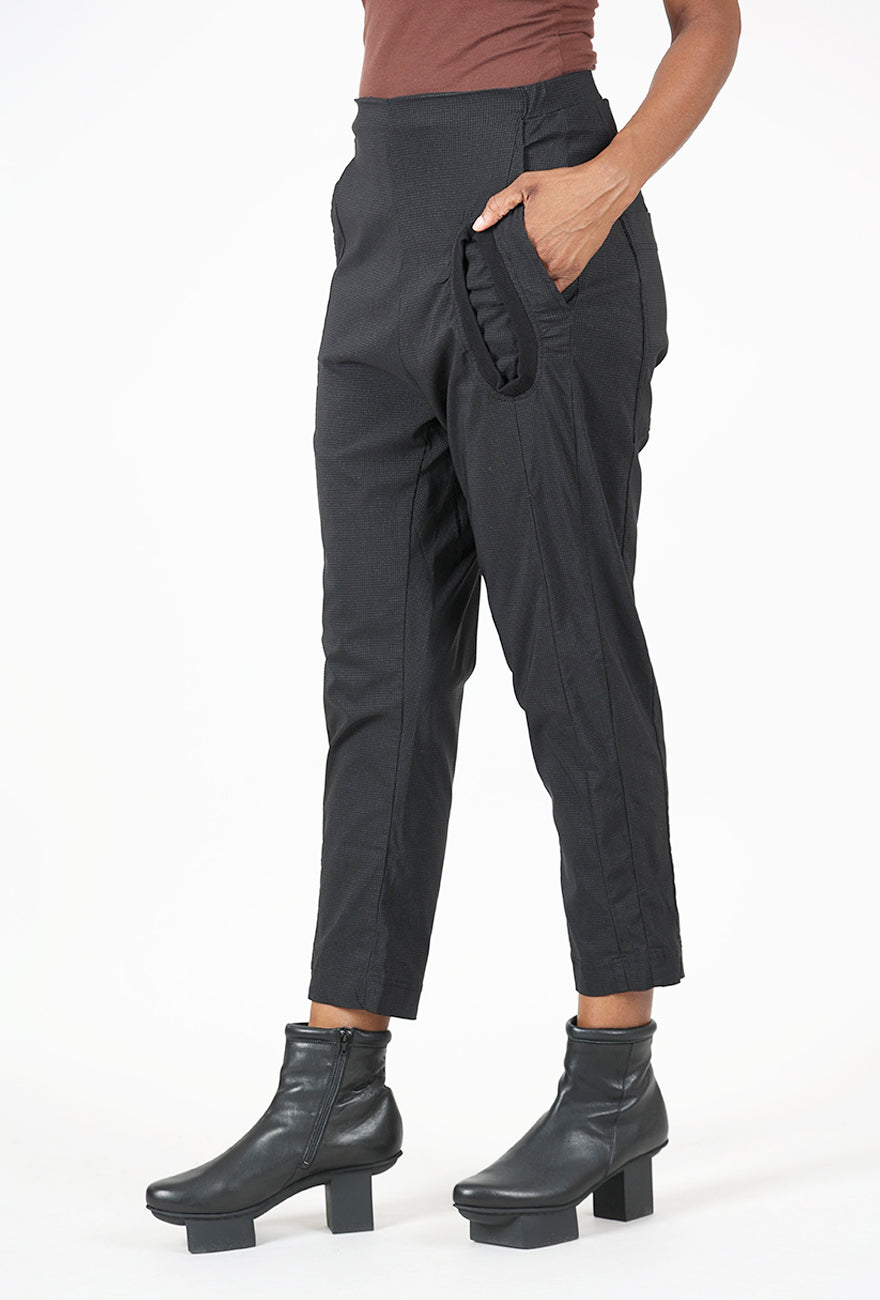 Sig Stretch Taper Trouser, Black Print