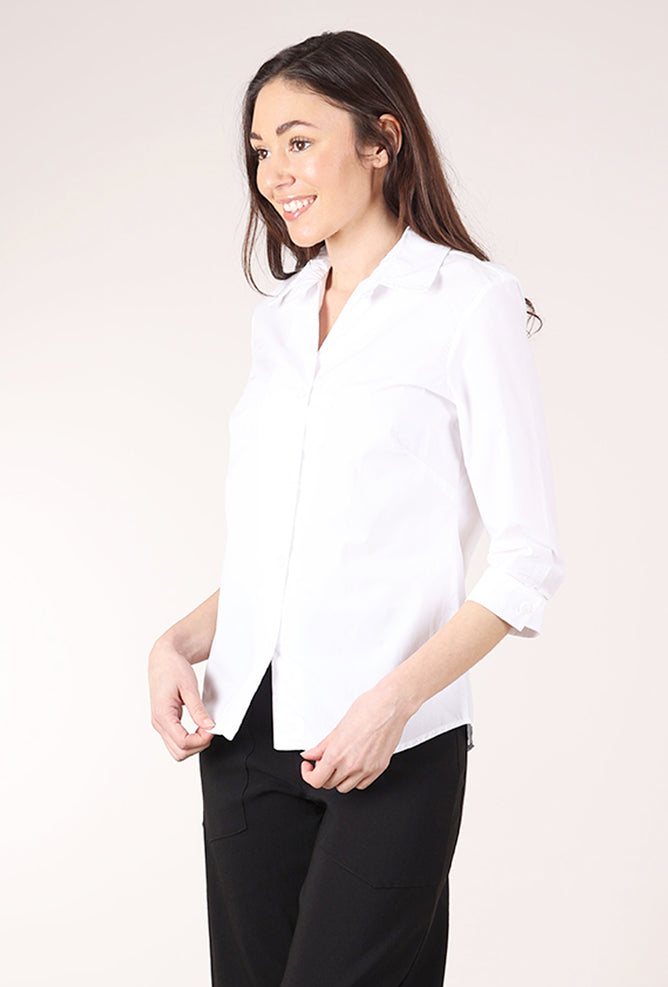 Gershon Bram Gal Button Up Shirt, White 
