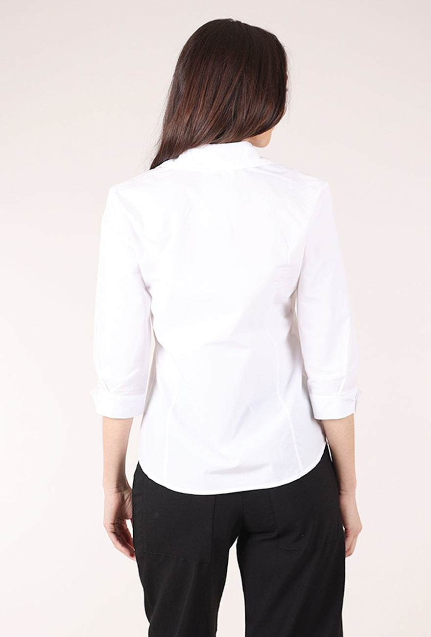 Gershon Bram Gal Button-Up Shirt, White 