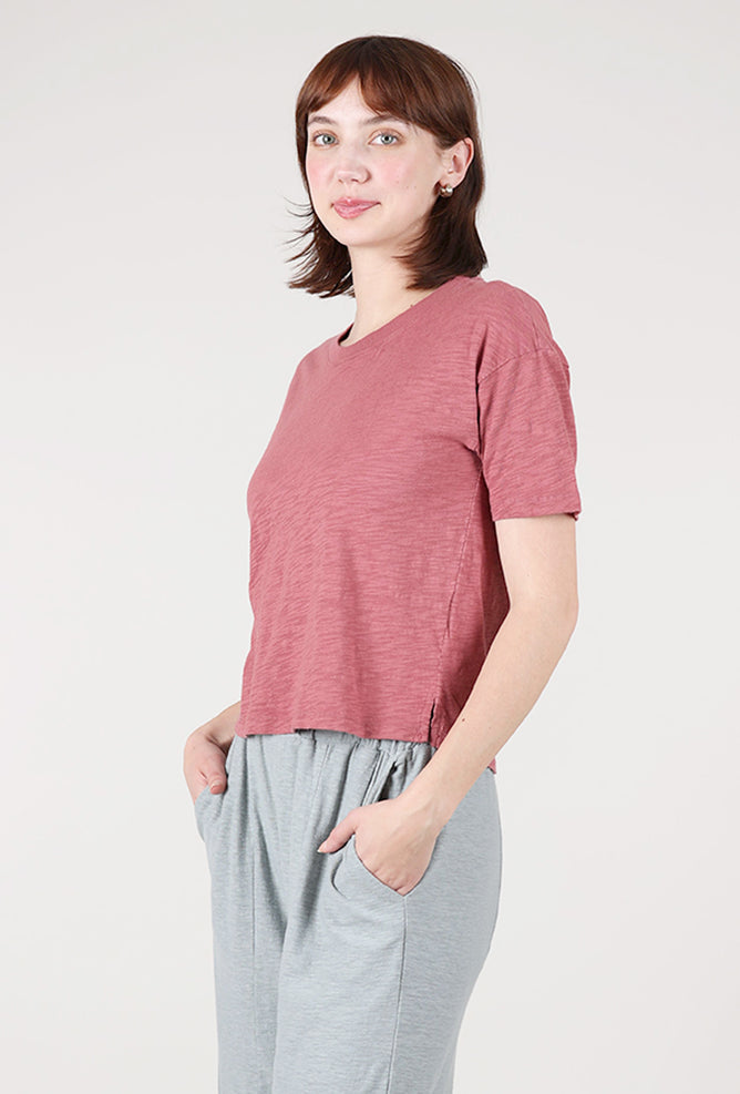 Mododoc Shrunken Boxy Crew, Desert Mauve 