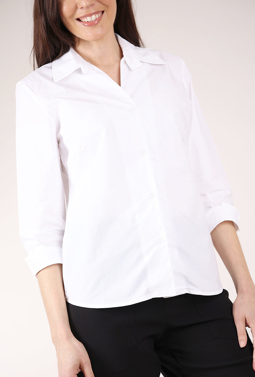 Gershon Bram Gal Button-Up Shirt, White 