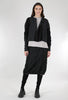 Moyuru Dimensional Texture Cardie, Gray/Black 