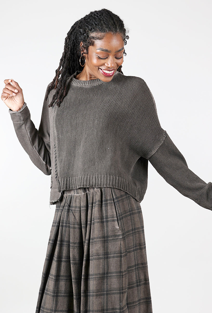 Studio B3 Twin Combo Sweater Top, Truffle Old Dye 