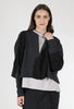 Moyuru Dimensional Texture Cardie, Gray/Black 