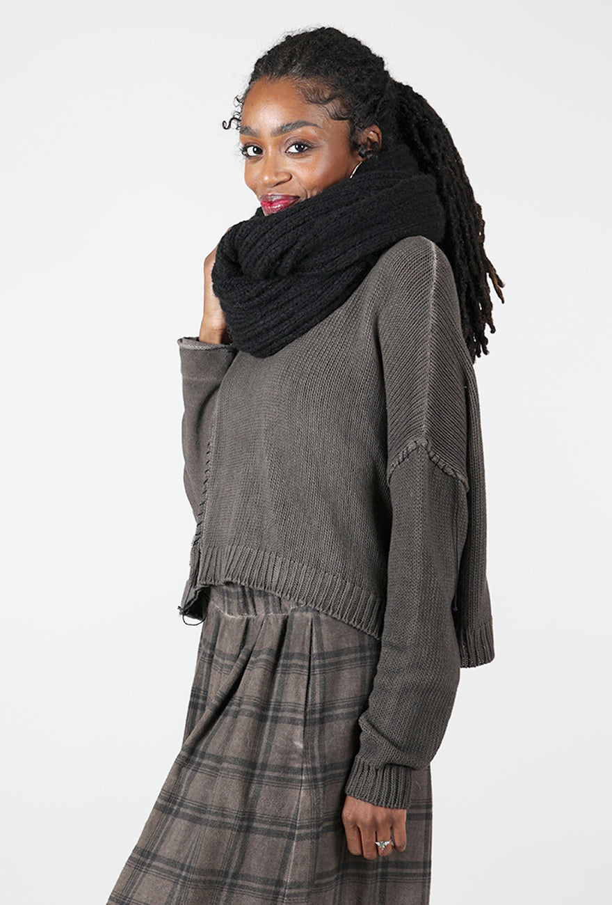Studio B3 SB3 Infinity Scarf, Black 