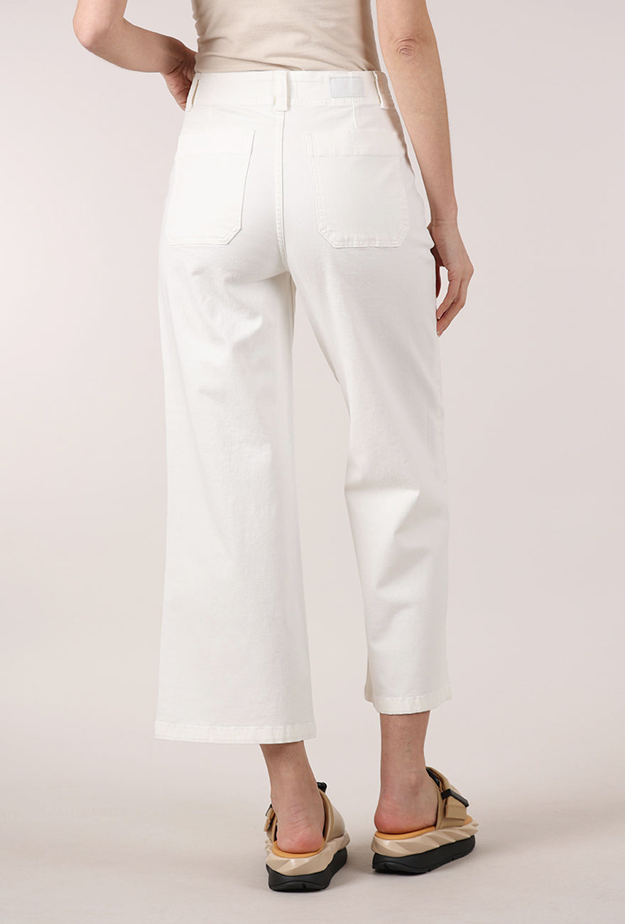 Pistola Zooey Patch Pocket Utility Pant, Le Blanc 
