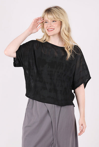 Cynthia Ashby Rosa Mesh Top, Traffic 