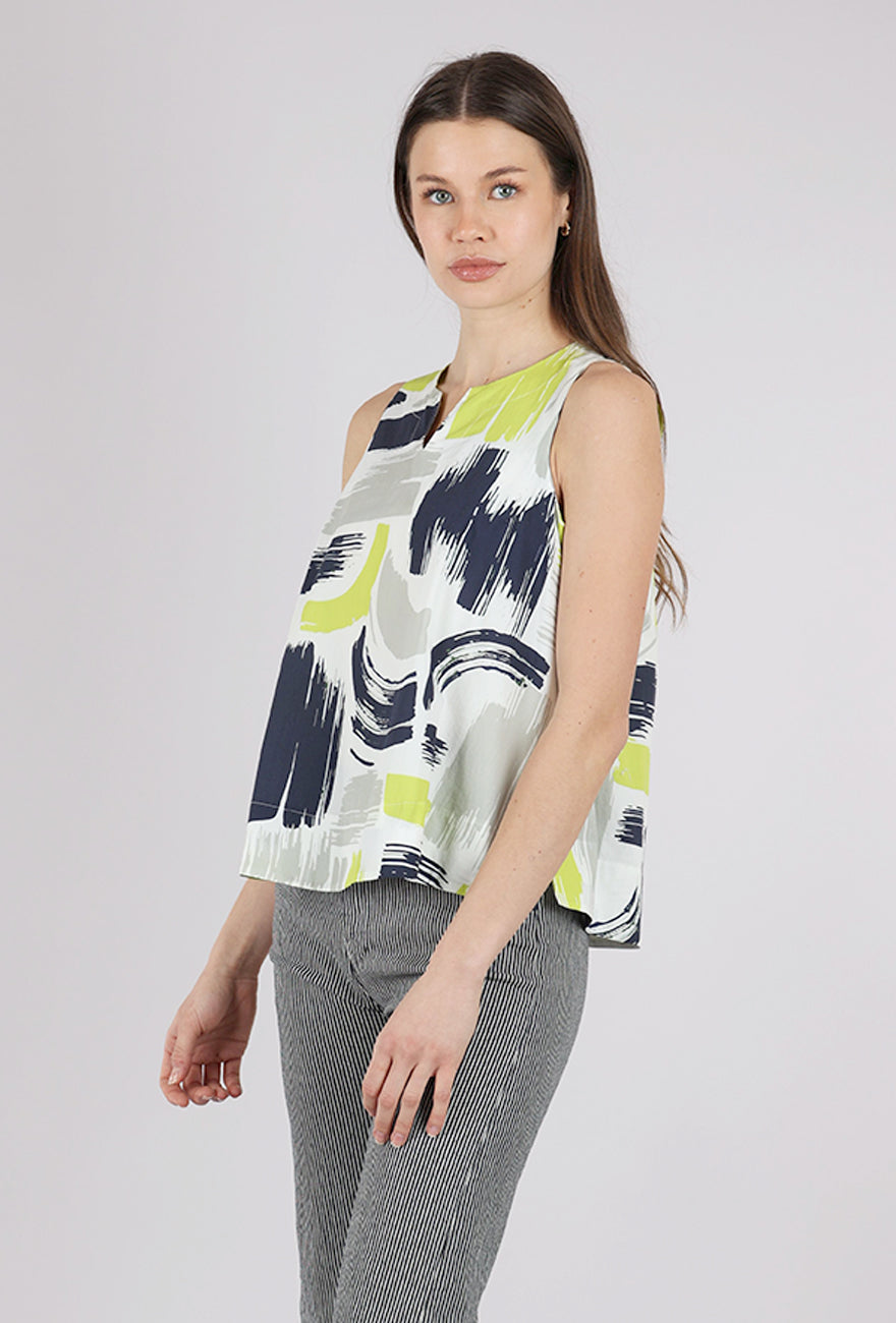 Luukaa Touch Print Tank, Navy 