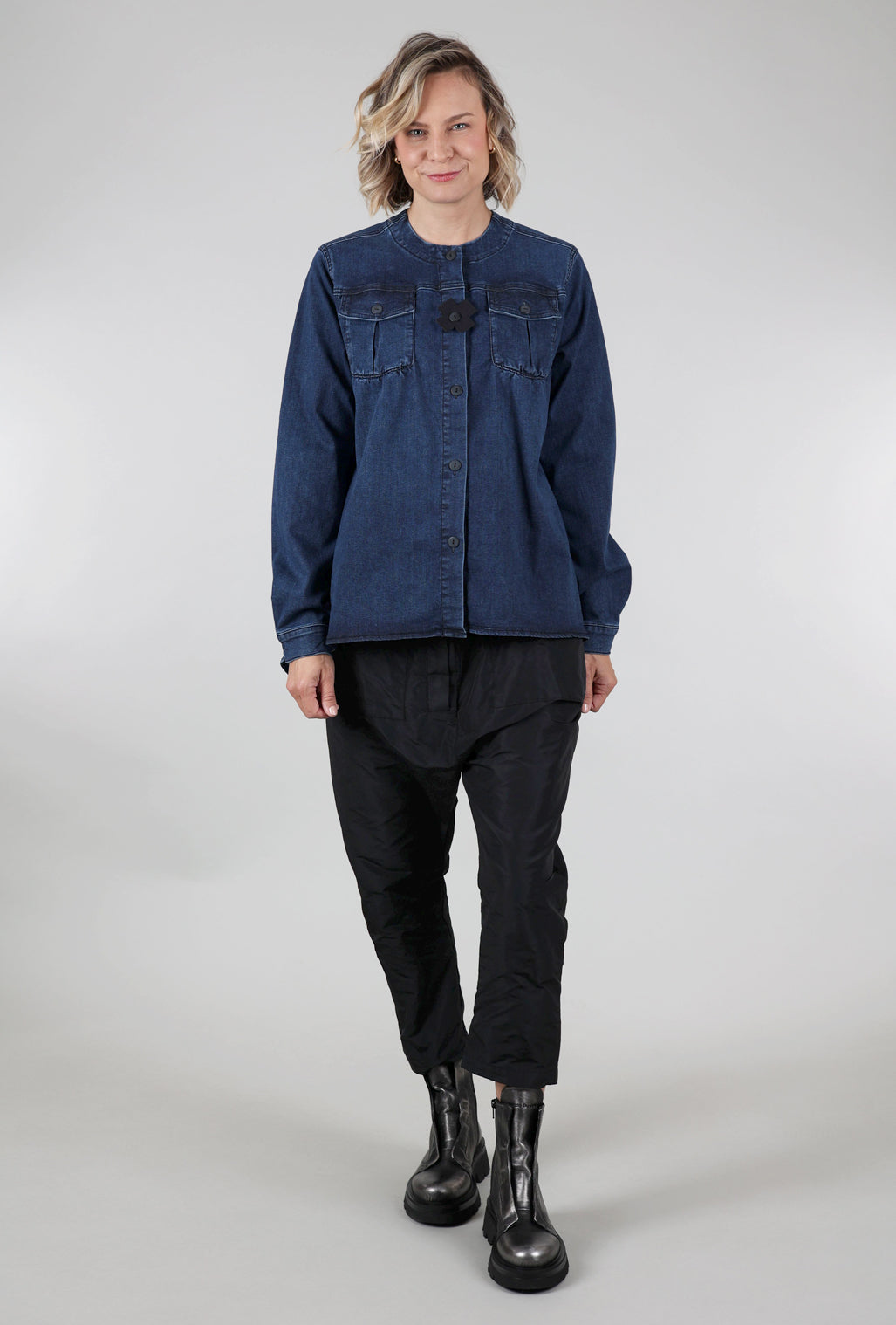 Pluslavie Denim Shirt, Blue 