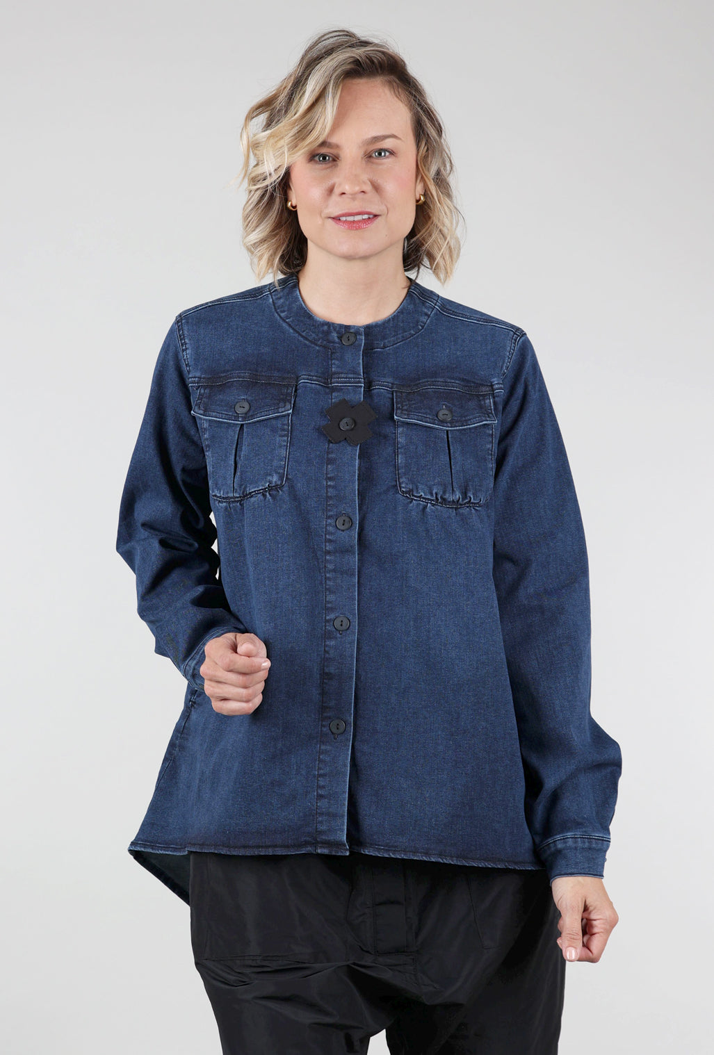 Pluslavie Denim Shirt, Blue 