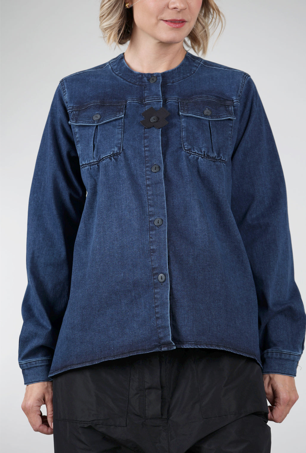 Pluslavie Denim Shirt, Blue 