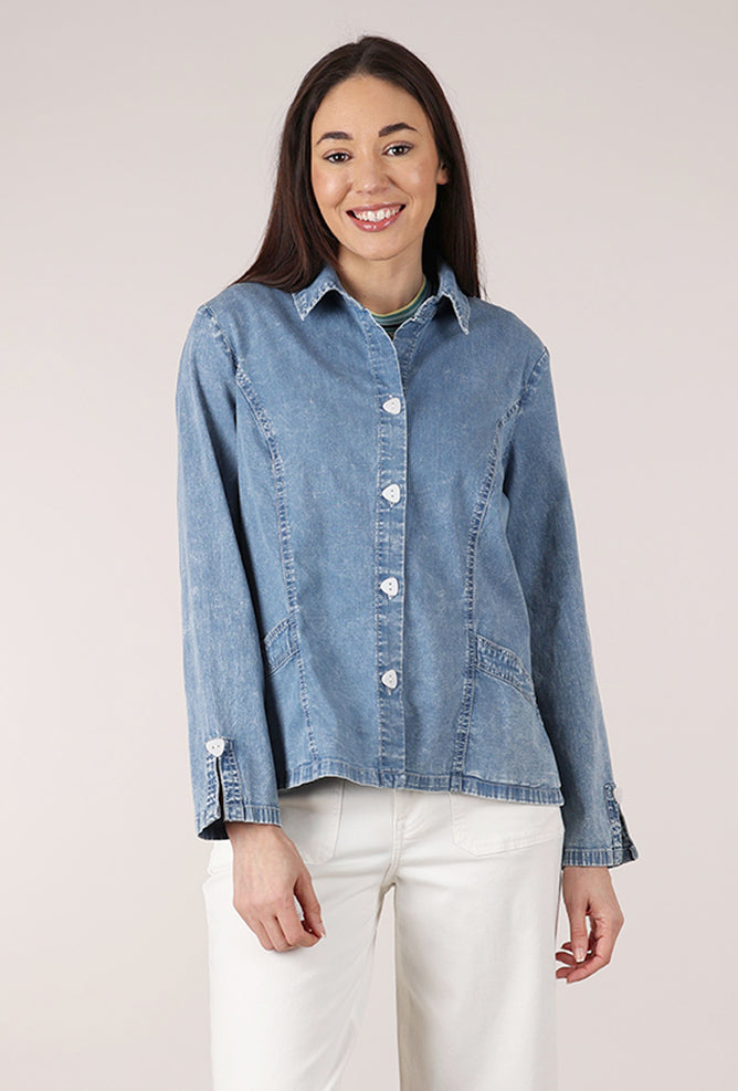 Habitat Perfect Travel Shirt Jacket, Light Denim 