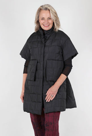 Kedziorek S/S Kedzi Puffer Vest, Black 