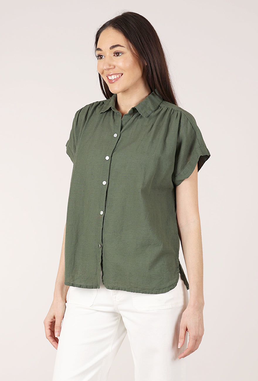 Dolma Erisha S/S Top, Green 