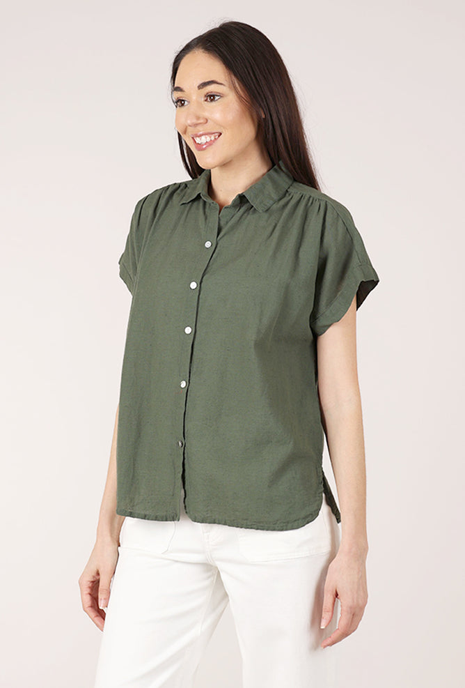 Dolma Erisha S/S Top, Green 