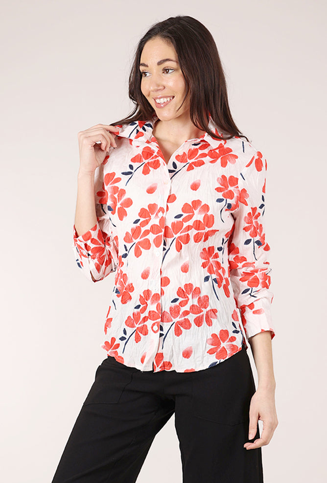 Dress Addict Jor Shirt, Coral/White 