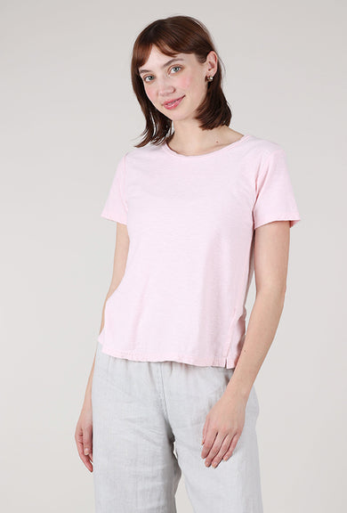 Cut Loose S/S Cropped Tee, Pink Salt 