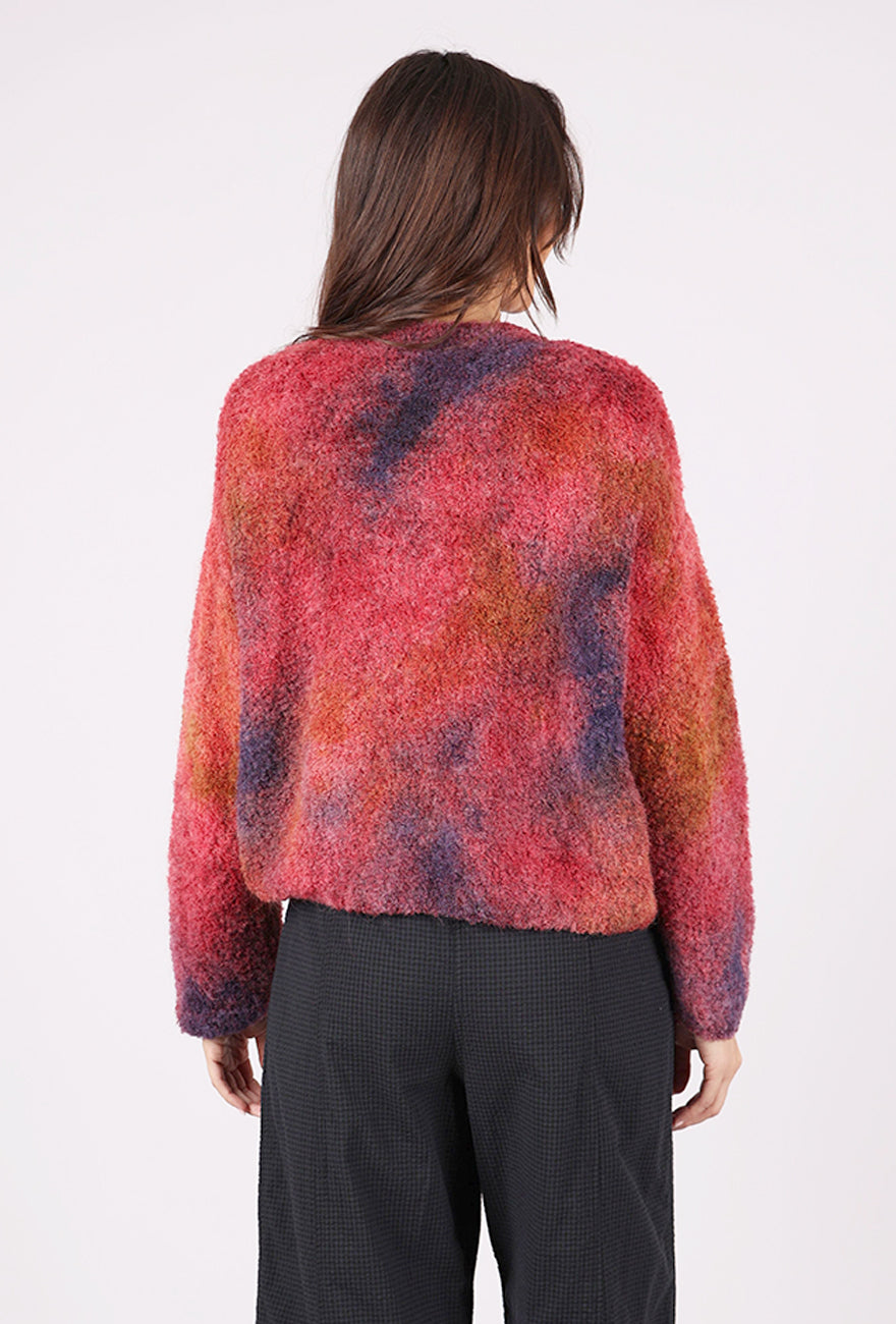 Irididium Hand-Painted Oriana Cardie, Autumn Leaves 