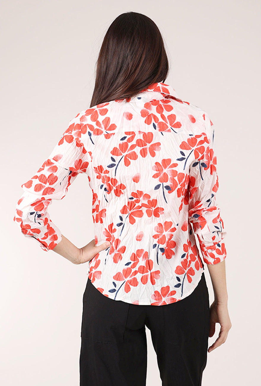 Dress Addict Jor Shirt, Coral/White 