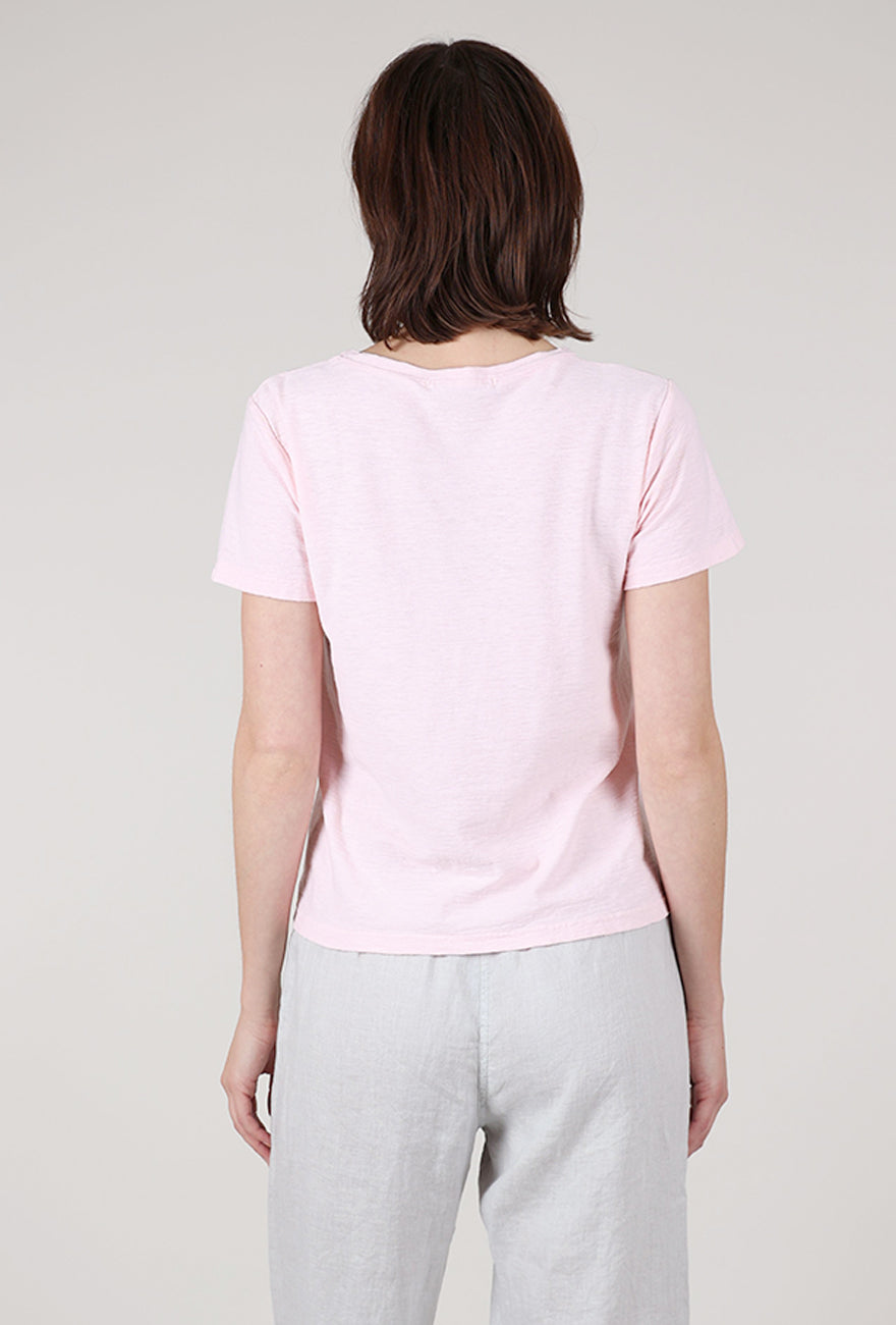 Cut Loose S/S Cropped Tee, Pink Salt 