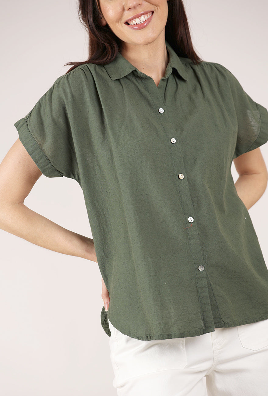 Dolma Erisha S/S Top, Green 