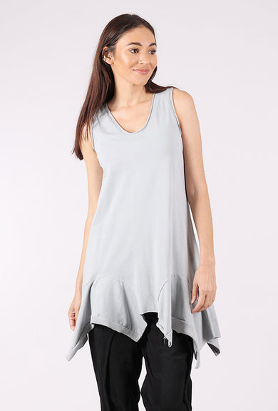 Pluslavie Turn Over Top, Light Gray 