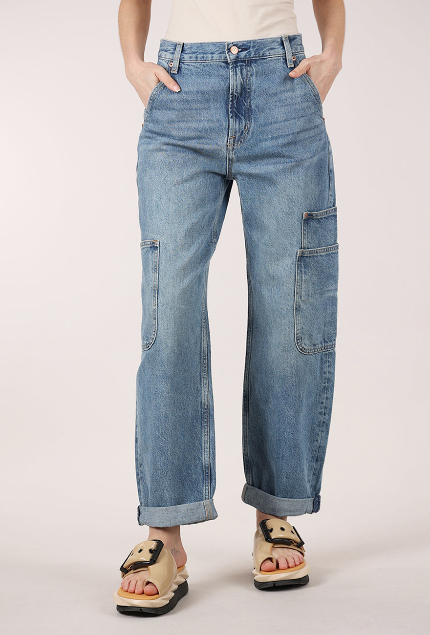 Pistola Sonny Multi Pocket High Rise Barrel, Coastal Fade 