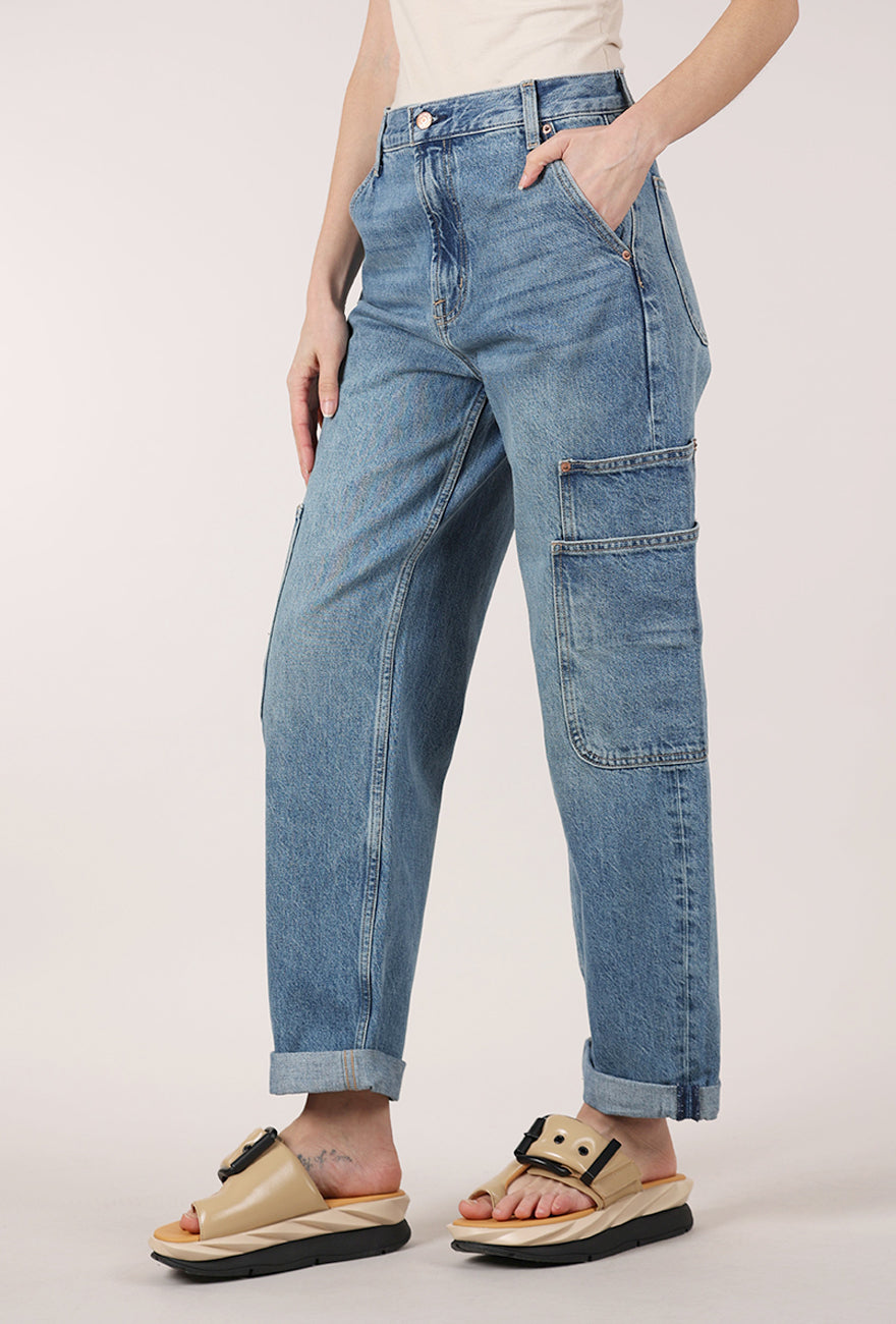 Pistola Sonny Multi Pocket High Rise Barrel, Coastal Fade 