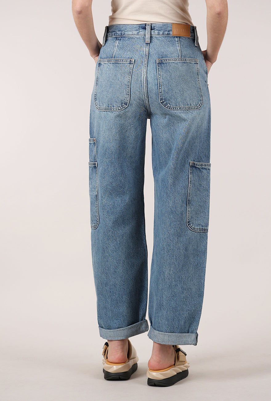 Pistola Sonny Multi Pocket High Rise Barrel, Coastal Fade 